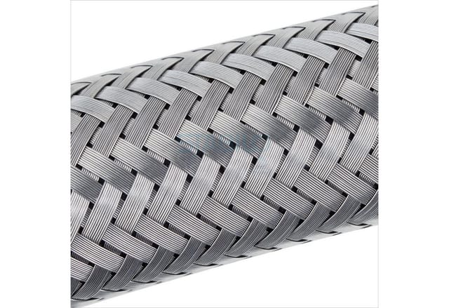 Tucai - Edelstahl Panzerschlauch 3/4' Zoll Bogen Winkel 50cm 500mm DN19