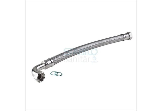 Tucai - Edelstahl Panzerschlauch 1 Zoll Bogen 30cm 300mm DN25 Brauchwasser