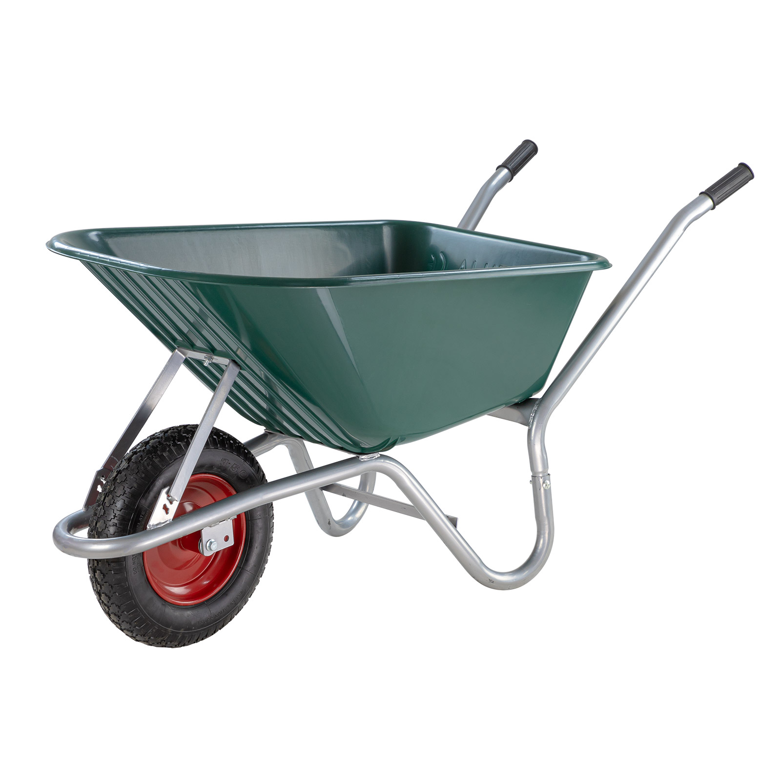 Dema - Schubkarre Schubkarren Bauschubkarre Gartenschubkarre 100l Kunststoffwanne