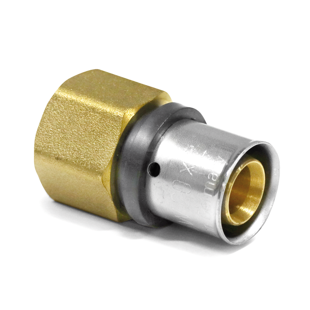 Pressfitting-Übergang 26 x 3,0 mm - 3/4 Zoll Innengewinde für MV-Rohr