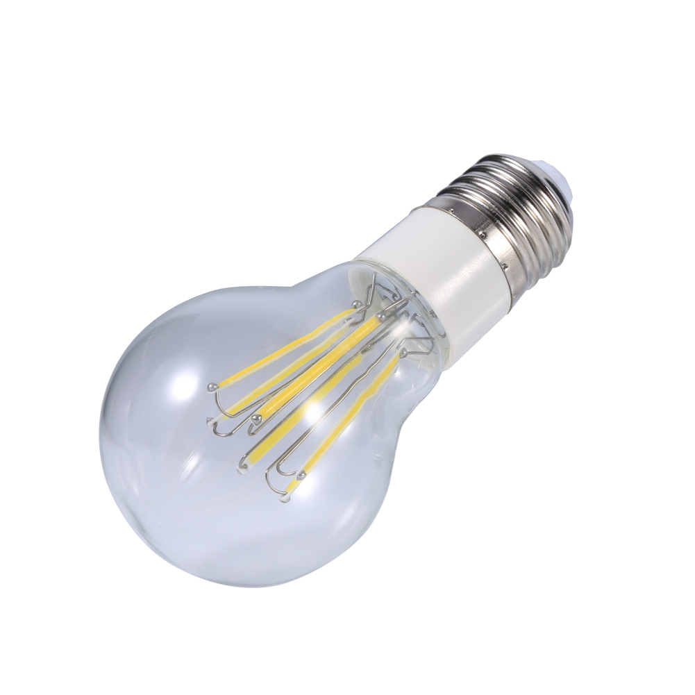 Rosvola E27 12v Cob Led-filamentlampe, 360 Grad Dimmbares Licht, Neu (6w Kaltweiß)