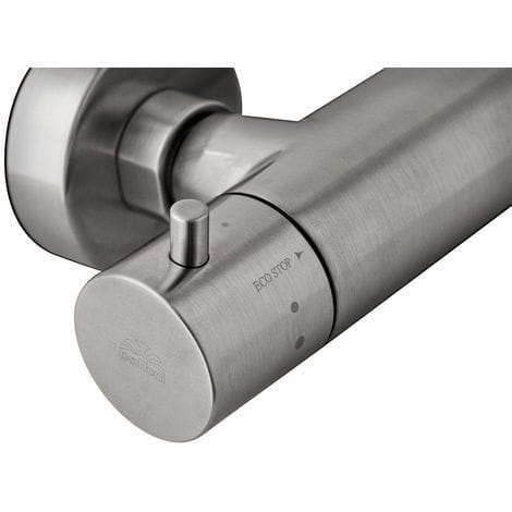 Paffoni - Externer Thermostat-Brausemischer in mattschwarzer Farbe Light LIQ168ENO matt-schwarz