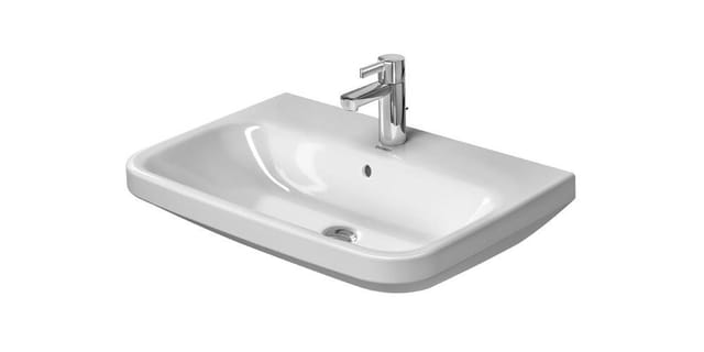 Duravit - Waschtisch DuraStyle 65cm mit Überlauf, mit Hahnlochbank,