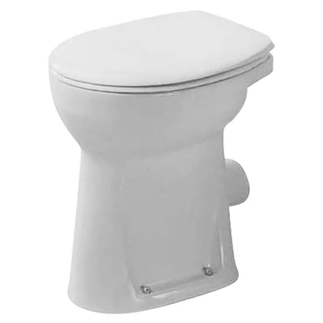 Duravit Design Classics Stand WC 465x360x490mm, Weiß Hochglanz, 6l, Flachspüler, geschlossen, waager. Barrierefreie Ausführung