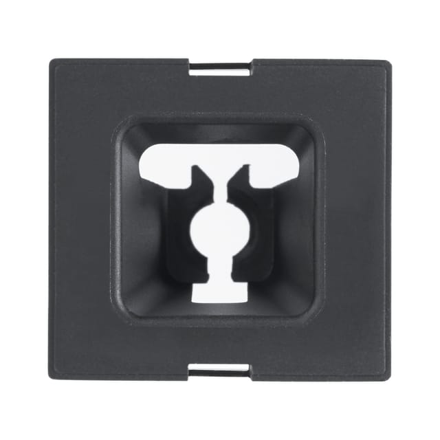 Evoline - Wechselmodul Kabeldurchlass (Kabeldurchführung) für 1 Kabel, schwarz