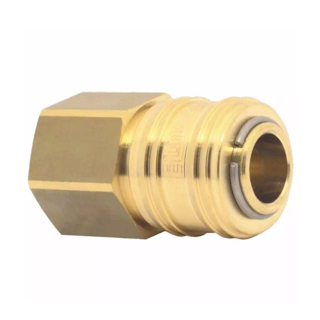 Euro Druckluft Kupplung dl Stecknippel aus Messing mit Innengewinde 1/2'