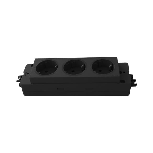 Evoline - Express Steckdosenleiste Steckose 3-fach Schukosteckdose 16A 3680 Watt