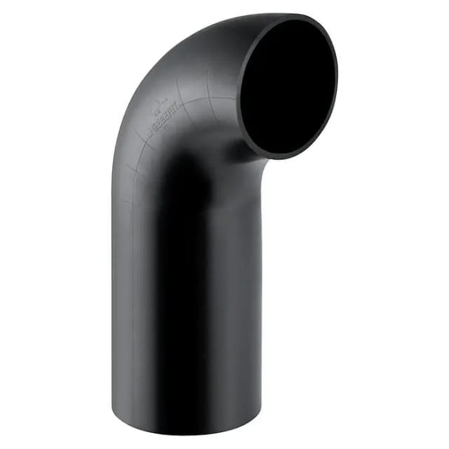 Pe Bogen mit langem Schenkel 90 Grad, Außendurchmesser 110mm - Geberit