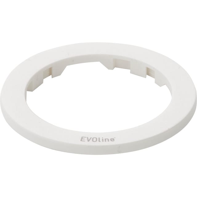 Evoline - One Abdeckring Steckdosen Abdeckung Sichtblende aus Kunststoff weiß