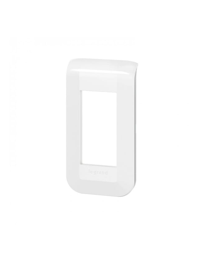 Legrand MOSAIC Abdeckplatte Weiß Clip-on Standard