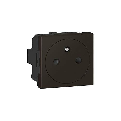 Legrand Mosaic Steckdose 2P T 16A Schwarz matt