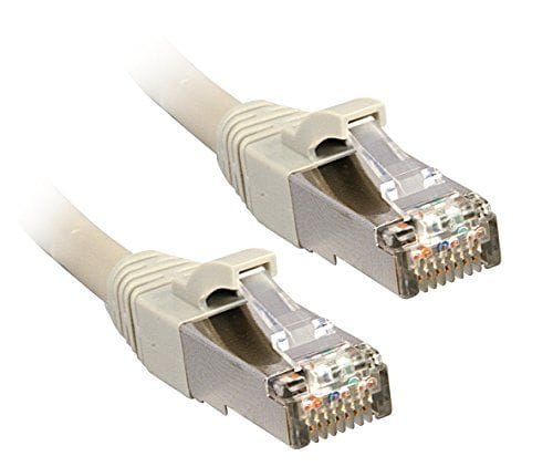 LINDY 47246 RJ45 Netzwerkkabel, Patchkabel CAT 6 F/UTP 5.00 m Grau mit Rastnasenschutz 1 St.