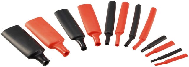 Chilitec - Schrumpfschlauch Sortiment 560 teilig Set schwarz rot 2:1
