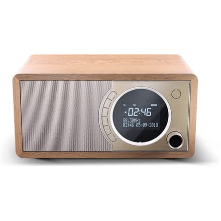Sharp DR-450(BR) Digitalradio, FM/DAB/DAB+, Bluetooth 4.2, Alarmfunktion, Braun Scharf Digitalradio DR-450(BR) Braun