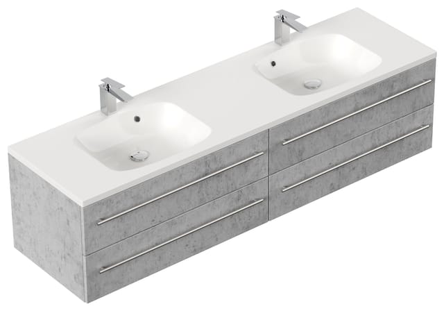 Badmöbel Colossos 180 SoftClose beton