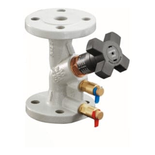 Oventrop - Hydrocontrol vfc Strangregulierventil dn 40 pn 6 Flansch din, 2 Messventile, gg 25