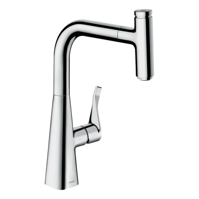 Metris Select M71 Einhebel-Küchenmischer 240mm 7l/min Chrom, 1jet Ausziehauslauf, sBox - Hansgrohe