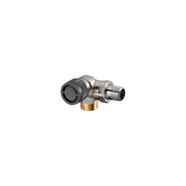 A Thermostatventil dn 15 g 3/4' Außengewinde x r 1/2"AG,Winkeleckausführung links - Oventrop