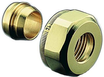 Oventrop - Ofix ce Klemmringverschraubung, für Außengewinde 3/4', 15mm, 2fach für Kupferrohre