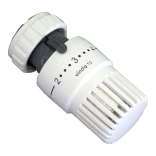 Vindo td Thermostat, 7-28 Grad c, Skala 0-5 mit Nullstellung, Flüssigfühler, Weiß - Oventrop