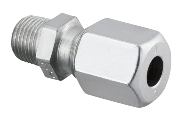 Oventrop - Ofix-Oil gerade EinschraubverschraubungR 3/8' x 6mm, Stahl verzinkt mit Messing Schneidring