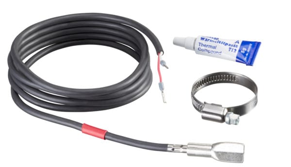 Oventrop - Rohranlegetemperaturfühler pt 1000 r, mit Befestigungsschelle d 25 - 40mm und Wärmeleitpaste