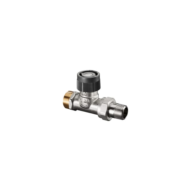 A Thermostatventil dn 15 g 3/4' Außengewinde x r 1/2" Außengewinde, Durchgangsausführung - Oventrop