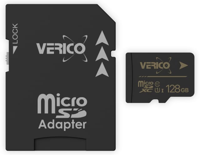 MicroSDXC Speicherkarte 128GB, Class 10, uhs-i, mit Adapter - Verico