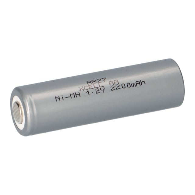 Xcell - NiMH-Akku, Industriezelle, aa, Flat-Top, 50x14,5mm, 1,2V/2200mAh