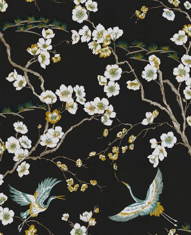 Sublime - Japan - Schwarz - 10m x 52cm