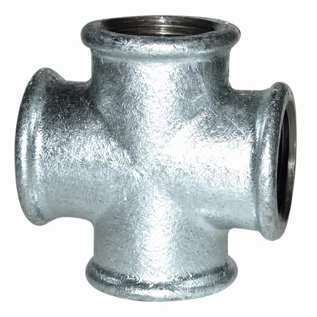 Kreuz 90° weiblich 15x21 verzinkt