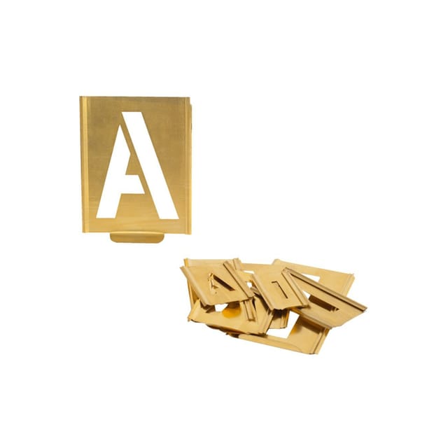 Signierschablone Profi a-z sh 20mm Turnus