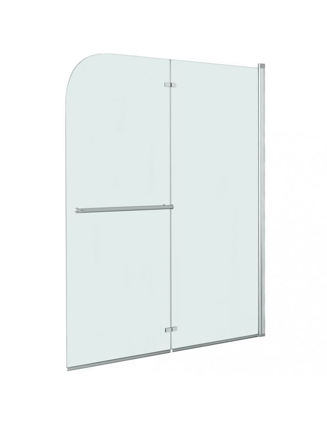Vidaxl - Faltbare Duschkabine 2 Paneele esg 120 x 140 cm