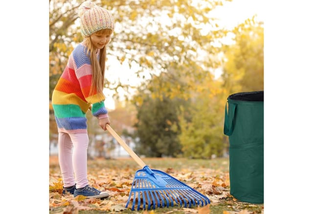 Relaxdays - Laubsack selbstaufstellend, 2er-Set, Gartenabfallsack Pop-Up, 120 l, Gartensack selbststehend, ∅: 44 cm, grün