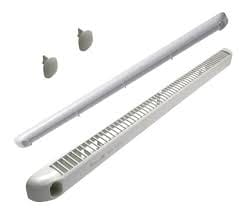 Nicoll - Doppeltes Set Regler + Deflektor + Schraubenabdeckung + Schrauben 22m³ weiß - 1KHF122