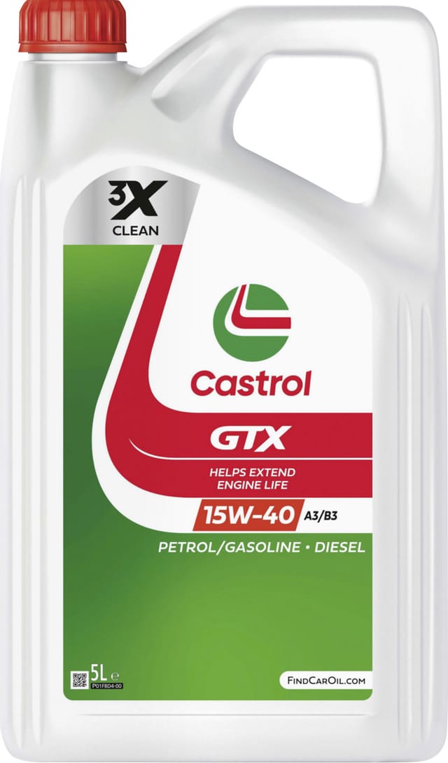 Motoröl gtx 15W-40 A3-B3 5L - Castrol