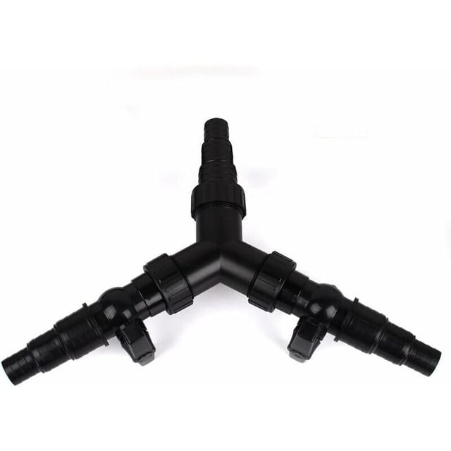 Y-Splitter-Wasserverteiler für Teichpumpe Cst-02F 25/32/38 mm (1"/1 1/4"/1 1/2"), von DEBUNS