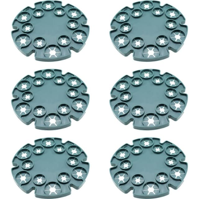 Cyslmuk - Set mit 6 Stützen für Bambusstämme, Kletterpflanzen, Tomatenpflanzen, Gurken, Clematis