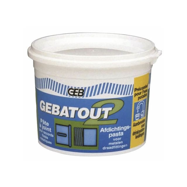 Dichtungspaste Gewinde GEBATOUT 2 (Topf 500 Gramm) - GEB: 103982