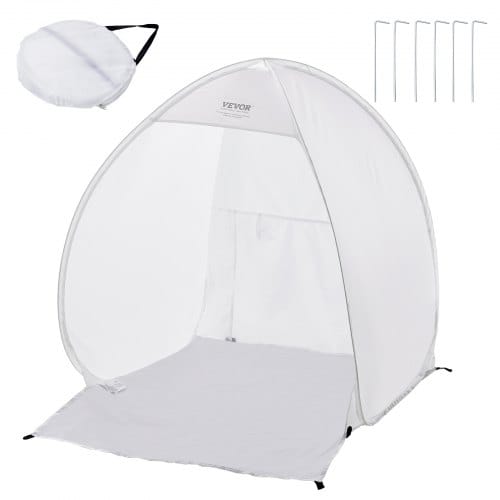 Vevor Sprühfarben-unterstand, 40x35x40 Zoll,tragbares Pop-up-sprühfarbenzelt Mit Integriertem Boden,abluftfenster Und Aufbewahrungstasche,faltbare Lackierkabine Für Möbel,diy-hobby-werkzeug-malstation