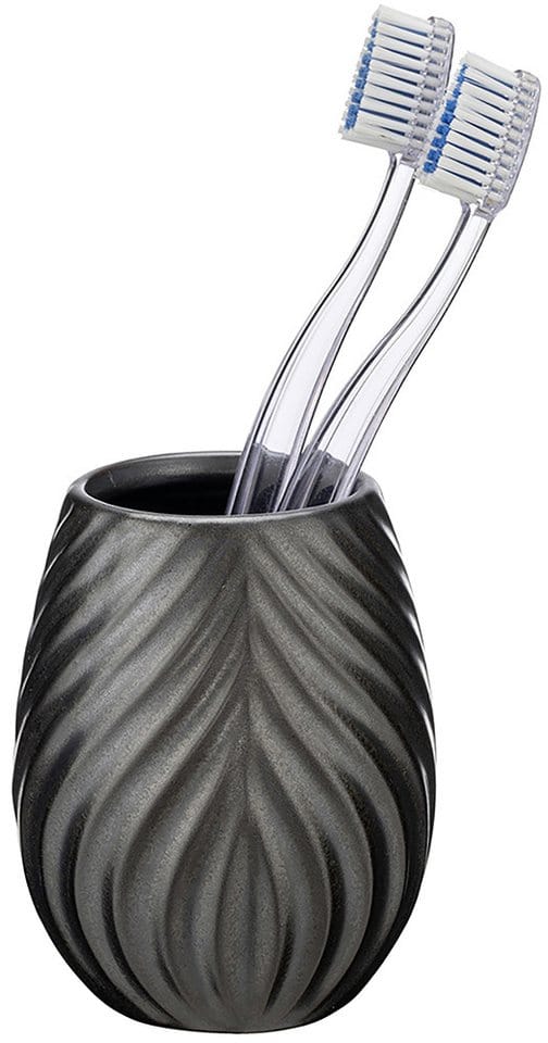 Bad-Accessoire Set Idro Anthrazit, 2-tlg. - Grau - Wenko