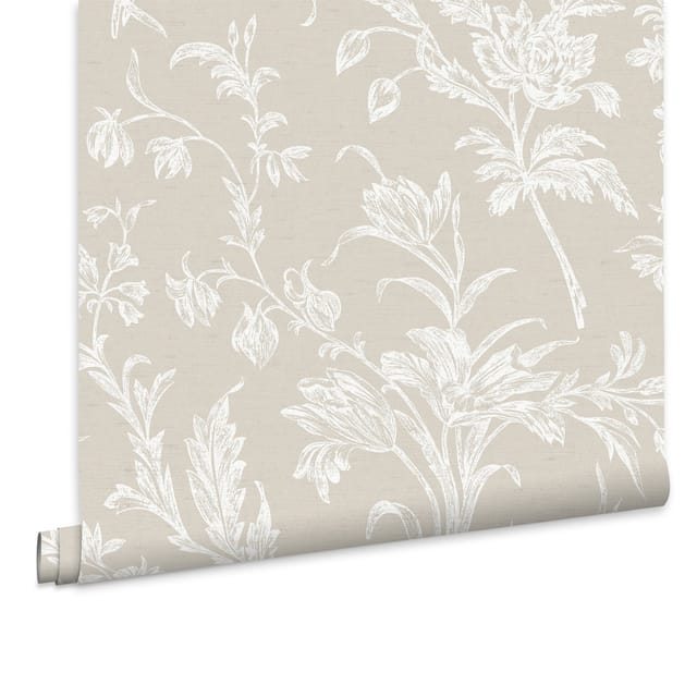 Lloyd Vliestapet Dove Grey 10mx52cm - Laura Ashley