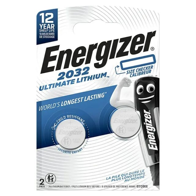Energizer - Knopfzelle cr 2032 3 v 2 St. 235 mAh Lithium E304206200