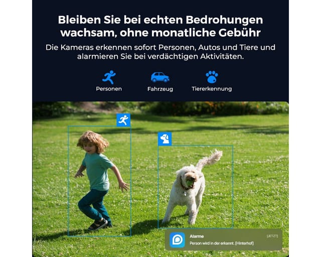 6K 12MP IK10 PoE Überwachungskamera Set Outdoor, 4X 12MP IK10 PoE Überwachungskamera+8CH nvr mit 2TB hdd, 145° Blickwinkel, Smart-Erkennung,