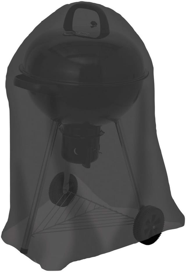 Grill Abdeckhaube Schutzhülle Abdeckplane für Kugelgrill klein schwarz - Tepro