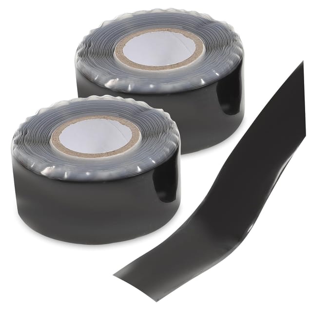 Sjqka - 2 Stück Wasserrohr-Reparaturband, Klempner-Reparaturband, Gefrierschrankband, Drahtband, Vinyl-Schlauchband, Spülmaschinen-Kühlschrank-Gummi