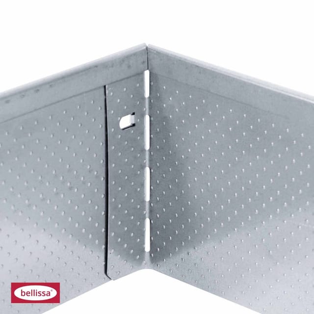 Bellissa - Rasenkante Noppenstruktur 118x13 cm Stark 0,65 mm Beet Umrandung Rasen