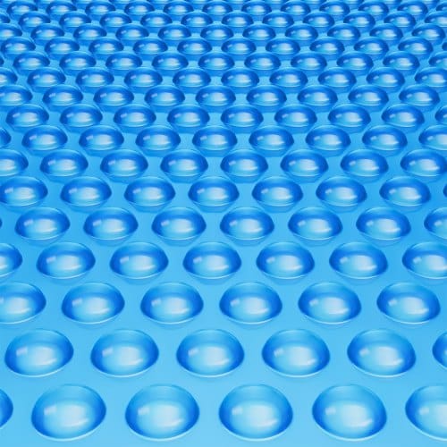 VEVOR Solar-Poolabdeckung, 24 x 12 ft rechteckige Solardecke für Pools, Solarabdeckung für oberirdische Schwimmbecken, 12 mil Solarabdeckungen blau