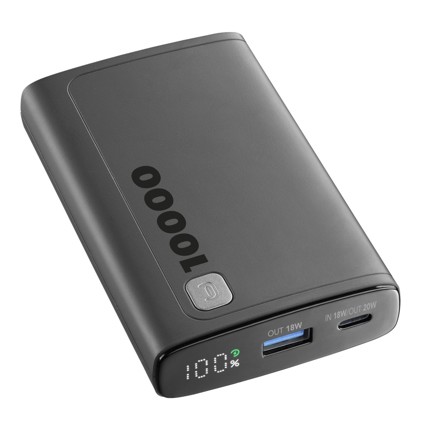 Cellularline Elite 10000 Powerbank 10.000 Mah Schwarz