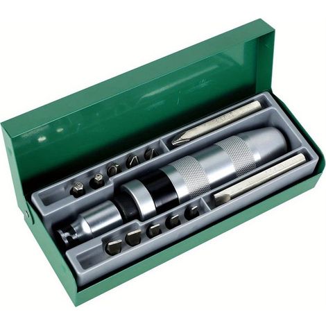 Professionelles 13-teiliges Schlagschrauber-set Mit Meißeln Und Schraubenausdreher Aus Chrom-vanadium-stahl Für Mechanische Reparaturen